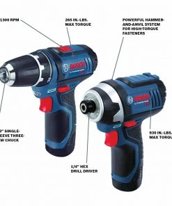 Bosch CLPK22-120 12V Lithium-Ion 3/8 In. Drill Driver And Impact Driver Combo Kit -Bosch Sales Shop bshnclpk22 120 h