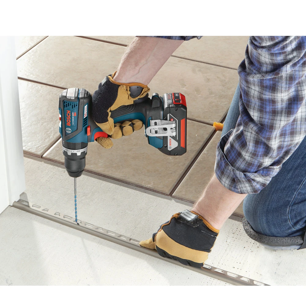 Bosch CLPK251-181 18V 4.0 Ah Cordless Lithium-Ion EC Brushless Impact Driver And Drill Driver Combo Kit 2 Bosch CLPK251-181 18V 4.0 Ah Cordless Lithium-Ion EC Brushless Impact Driver And Drill Driver Combo Kit - Image 2