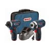 Bosch CLPK27-120 12V Max Compact Lithium-Ion Cordless 2-Speed Pocket Driver And Impact Driver 2-Tool Combo Kit (2 Ah)