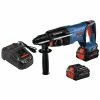 Bosch GBH18V-26DK24 Bulldog 18V EC Brushless Lithium-Ion 1 In. Cordless SDS-plus Rotary Hammer Kit With 2 Batteries (8 Ah)