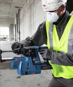 Bosch GBH18V-26K25 Bulldog 18V Brushless Lithium-Ion 1 In. Cordless SDS-plus Rotary Hammer Kit With 2 Batteries (4 Ah) -Bosch Sales Shop bshngbh18v 26k25 f