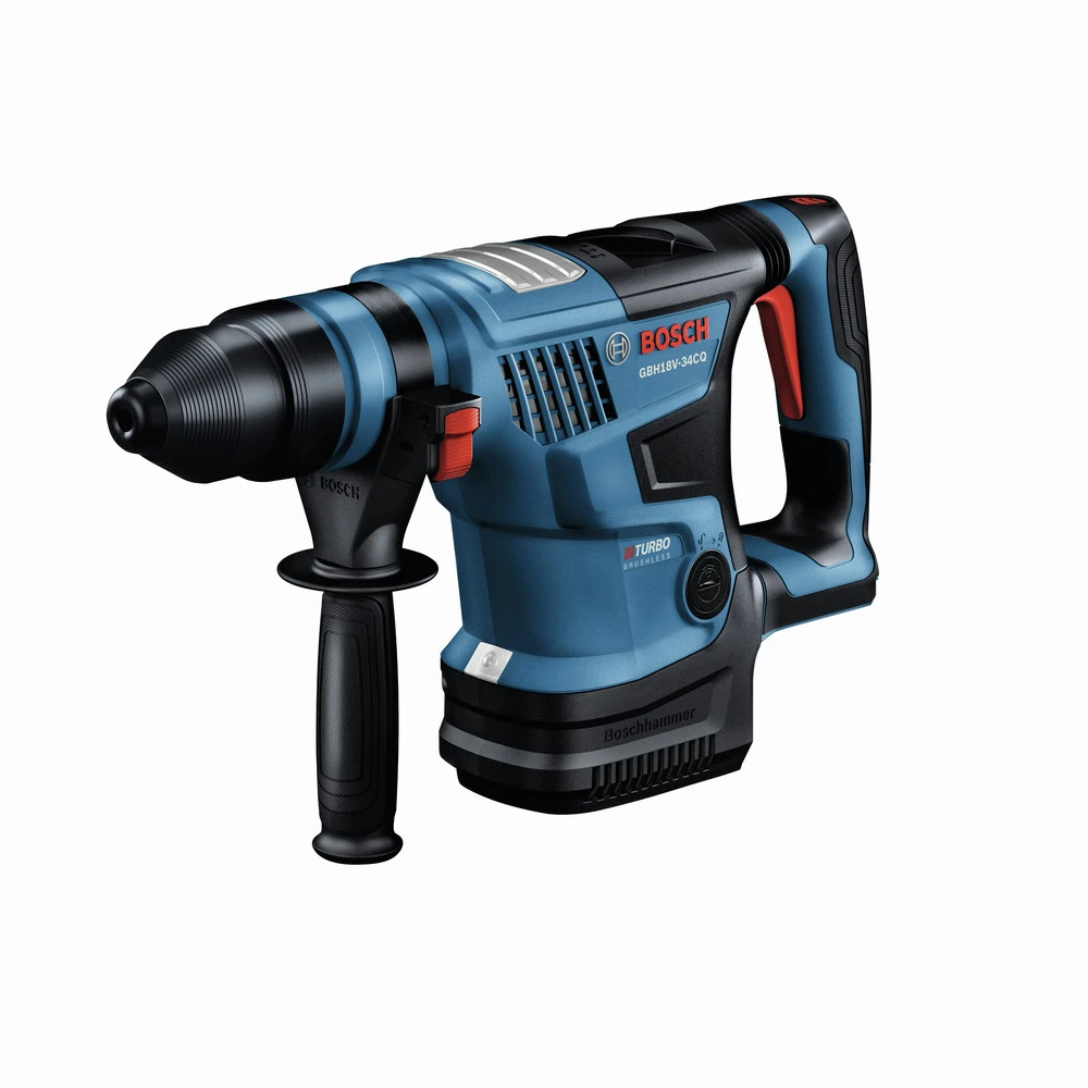 Bosch GBH18V-34CQN PROFACTOR 18V Cordless SDS-plus 1-1/4 In. Rotary Hammer With BiTurbo Brushless Technology (Tool Only) 2 Bosch GBH18V-34CQN PROFACTOR 18V Cordless SDS-plus 1-1/4 In. Rotary Hammer With BiTurbo Brushless Technology (Tool Only) - Image 2