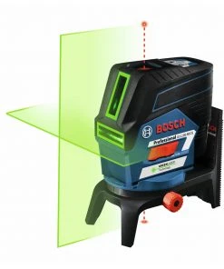 Bosch GCL100-80CG 12V Green-Beam Cross-Line Laser With Plumb Points -Bosch Sales Shop bshngcl100 80cg b