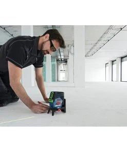 Bosch GCL100-80CG 12V Green-Beam Cross-Line Laser With Plumb Points -Bosch Sales Shop bshngcl100 80cg h