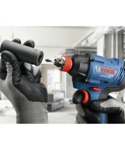 Bosch GDX18V-1600B12 18V Freak Lithium-Ion 1/4 In. And 1/2 In. Cordless Two-In-One Bit/Socket Impact Driver Kit (2 Ah) 18 Bosch GDX18V-1600B12 18V Freak Lithium-Ion 1/4 In. And 1/2 In. Cordless Two-In-One Bit/Socket Impact Driver Kit (2 Ah) -Bosch Sales Shop bshngdx18v 1600b12 h