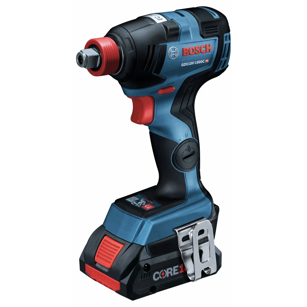 Bosch GDX18V-1800CB25 Freak 18V EC Brushless Connected 1/4 In. And 1/2 In. 2-in-1 Bit/Socket Impact Driver Kit With CORE18V 4.0 Ah Compact Batteries 2 Bosch GDX18V-1800CB25 Freak 18V EC Brushless Connected 1/4 In. And 1/2 In. 2-in-1 Bit/Socket Impact Driver Kit With CORE18V 4.0 Ah Compact Batteries - Image 2