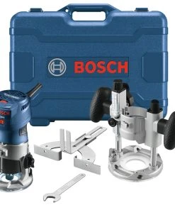 Bosch GKF125CEPK Colt 7 Amp 1.25 HP Variable-Speed Palm Router Combo Kit
