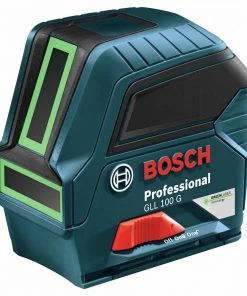 Bosch GLL 100 GX Green Beam Self-Leveling Cordless Cross-Line Laser -Bosch Sales Shop bshngll100gx b