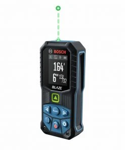 Bosch GLM165-27CGL 3.7V BLAZE Connected Green Beam 165 Ft. Cordless Laser Measure Kit (1 Ah)