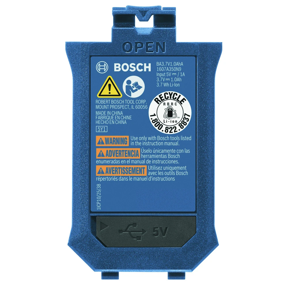 Bosch GLM165-27CGL 3.7V BLAZE Connected Green Beam 165 Ft. Cordless Laser Measure Kit (1 Ah) 10 Bosch GLM165-27CGL 3.7V BLAZE Connected Green Beam 165 Ft. Cordless Laser Measure Kit (1 Ah) - Image 10