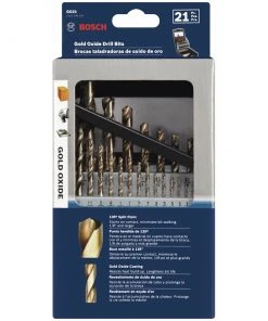 Bosch GO29 29-Piece Gold Oxide Drill Bit Set -Bosch Sales Shop bshngo29 b