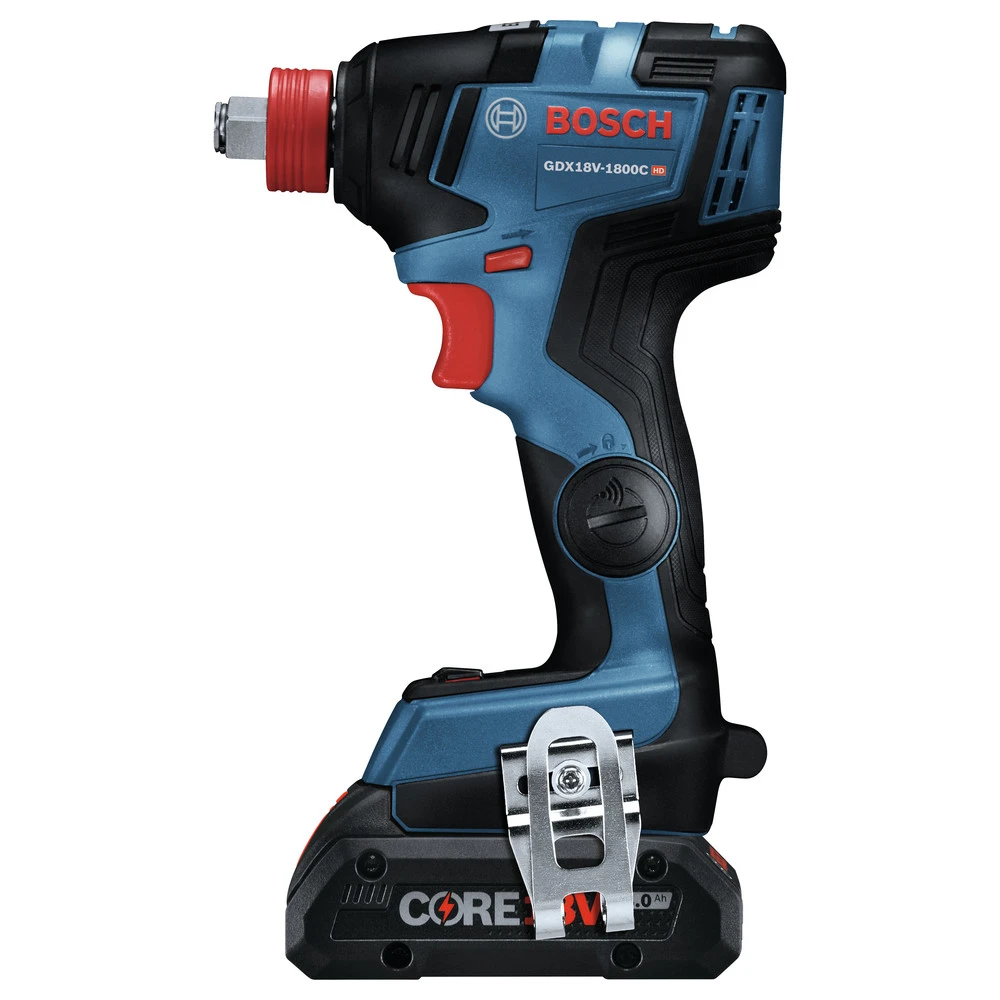 Bosch GXL18V-224B25 18V 2-Tool 1/2 In. Hammer Drill Driver And 2-in-1 Impact Driver Combo Kit With (2) CORE18V 4.0 Ah Lithium-Ion Batteries 3 Bosch GXL18V-224B25 18V 2-Tool 1/2 In. Hammer Drill Driver And 2-in-1 Impact Driver Combo Kit With (2) CORE18V 4.0 Ah Lithium-Ion Batteries - Image 3