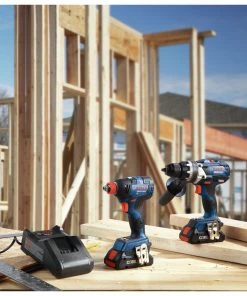 Bosch GXL18V-224B25 18V 2-Tool 1/2 In. Hammer Drill Driver And 2-in-1 Impact Driver Combo Kit With (2) CORE18V 4.0 Ah Lithium-Ion Batteries 11 Bosch GXL18V-224B25 18V 2-Tool 1/2 In. Hammer Drill Driver And 2-in-1 Impact Driver Combo Kit With (2) CORE18V 4.0 Ah Lithium-Ion Batteries -Bosch Sales Shop bshngxl18v 224b25 e