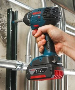 Factory Reconditioned Bosch CLPK222-181-RT 18V 4.0 Ah Cordless Lithium-Ion Brute Tough Hammer Drill And Hex Impact Driver Combo Kit -Bosch Sales Shop bshrclpk222 181 rt a