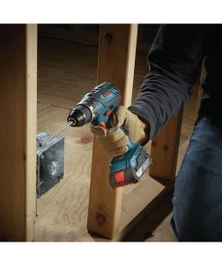 Factory Reconditioned Bosch DDS181A-01-RT 18V 4.0 Ah Compact Tough Cordless Li-Ion 1/2 In. Drill Driver Kit -Bosch Sales Shop bshrdds181a01rt e