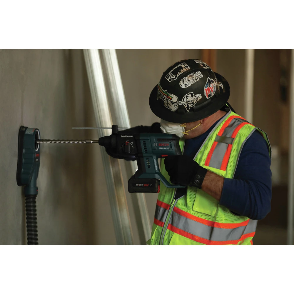 Factory Reconditioned Bosch GBH18V-20N-RT 18V Compact Lithium-Ion 3/4 In. Cordless SDS-plus Rotary Hammer (Tool Only) 8 Factory Reconditioned Bosch GBH18V-20N-RT 18V Compact Lithium-Ion 3/4 In. Cordless SDS-plus Rotary Hammer (Tool Only) - Image 8