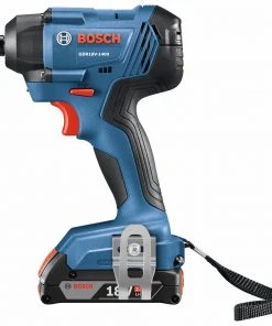 Factory Reconditioned Bosch GDR18V-1400B12-RT 18V Compact Lithium-Ion 1/4 In. Cordless Hex Impact Driver Kit (2 Ah) -Bosch Sales Shop bshrgdr18v 1400b12 rt b