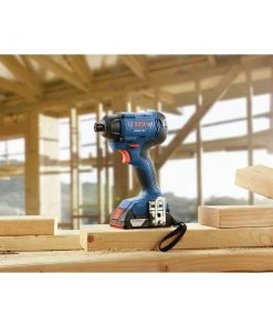 Factory Reconditioned Bosch GDR18V-1400B12-RT 18V Compact Lithium-Ion 1/4 In. Cordless Hex Impact Driver Kit (2 Ah) -Bosch Sales Shop bshrgdr18v 1400b12 rt e