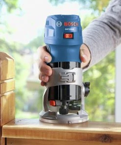 Factory Reconditioned Bosch GKF125CEK-RT Colt 7 Amp 1.25 HP Variable Speed Palm Router -Bosch Sales Shop bshrgkf125cek rt d