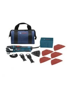 Factory Reconditioned Bosch GOP40-30B-RT Multi-X 3.0 Amp StarlockPlus Oscillating Tool Kit W/Snap-In Blade Attachment