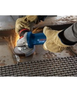 Factory Reconditioned Bosch GWS10-45DE-RT 120V 10 Amp Ergonomic 4-1/2 In. Angle Grinder With No Lock-On Paddle Switch -Bosch Sales Shop bshrgws10 45de rt d