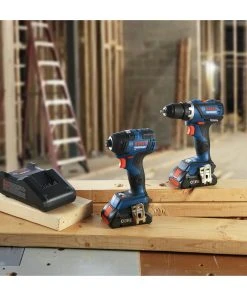Factory Reconditioned Bosch GXL18V-238B25-RT 18V Compact Tough Connected-Ready EC Brushless Lithium-Ion 1/2 In. Cordless Drill Driver / 1/4 In. Hex Impact Driver Combo Kit With 2 Batteries (4 Ah) 11 Factory Reconditioned Bosch GXL18V-238B25-RT 18V Compact Tough Connected-Ready EC Brushless Lithium-Ion 1/2 In. Cordless Drill Driver / 1/4 In. Hex Impact Driver Combo Kit With 2 Batteries (4 Ah) -Bosch Sales Shop bshrgxl18v 238b25 rt e