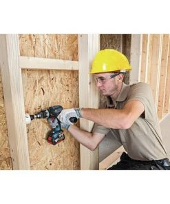 Factory Reconditioned Bosch HDH183-01-RT 18V 4.0 Ah EC Cordless Li-Ion Brushless Brute Tough 1/2 In. Hammer Drill Driver Kit -Bosch Sales Shop bshrhdh18301rt g