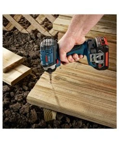 Factory Reconditioned Bosch IDS181-01-RT 18V Compact Tough 1/4 In. Hex Impact Driver With 2 HC FatPack Lithium-Ion Batteries -Bosch Sales Shop bshrids181 01 rt d
