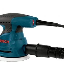Factory Reconditioned Bosch ROS20VSC-RT 5 In. VS Palm Random Orbit Sander Kit With Canvas Carrying Bag -Bosch Sales Shop bshrros20vsc rt b